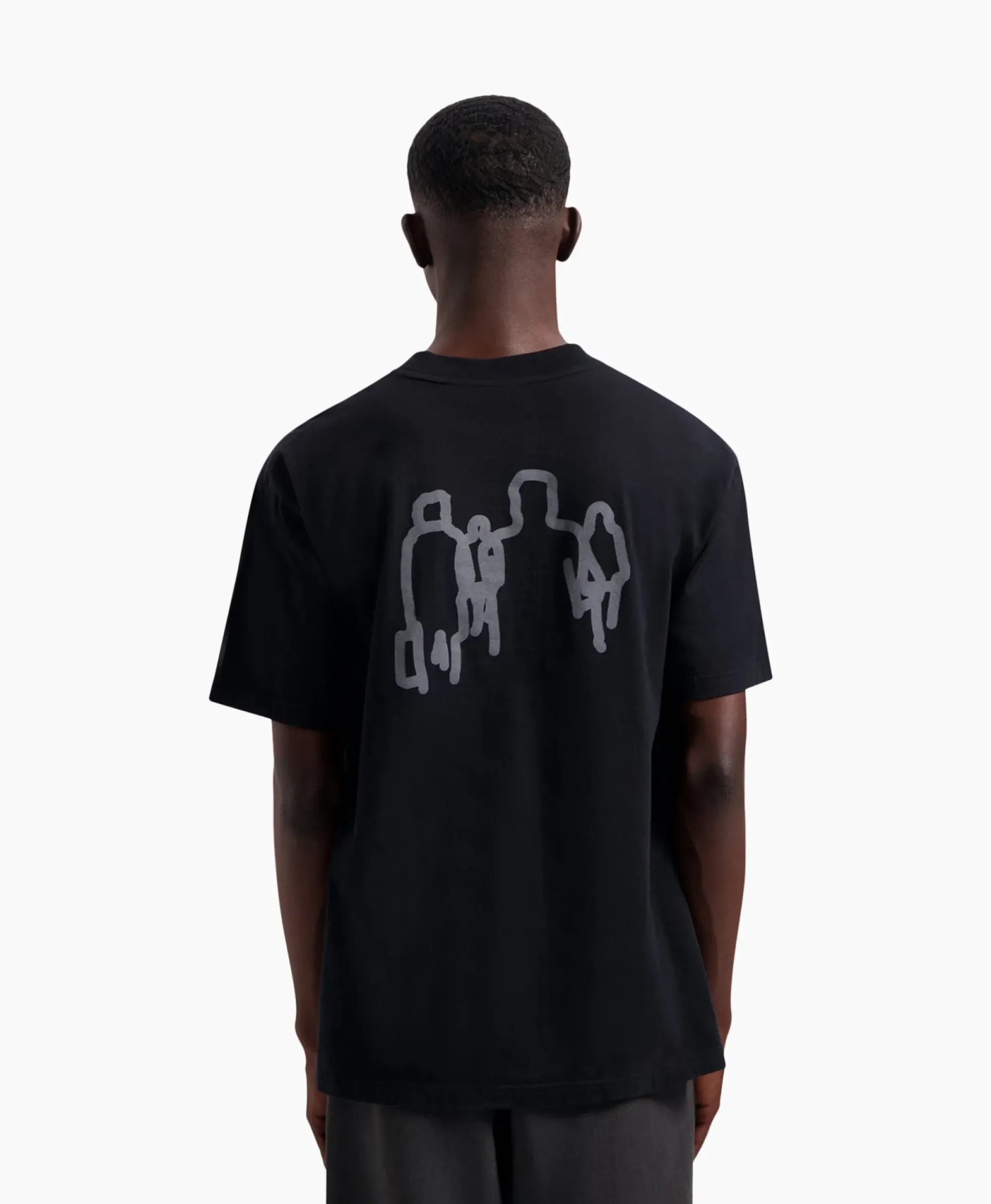 T-Shirts^Olaf Hussein T-Shirt Transit Tee Zwart
