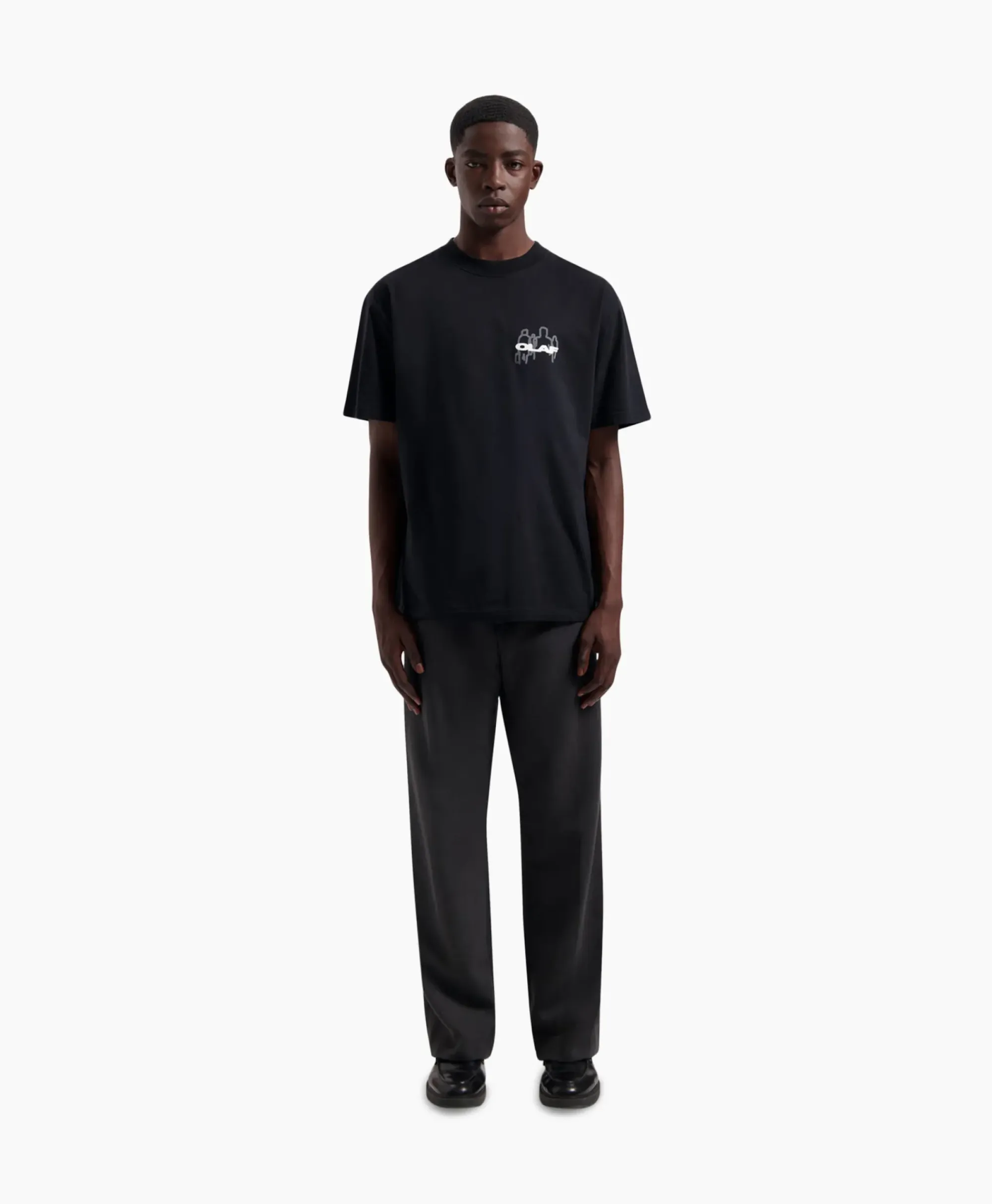 T-Shirts^Olaf Hussein T-Shirt Transit Tee Zwart