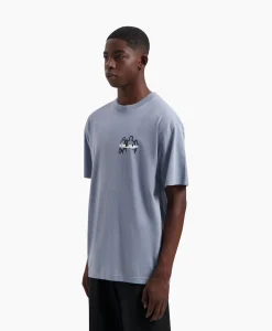 T-Shirts^Olaf Hussein T-Shirt Transit Tee Blauw