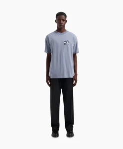 T-Shirts^Olaf Hussein T-Shirt Transit Tee Blauw