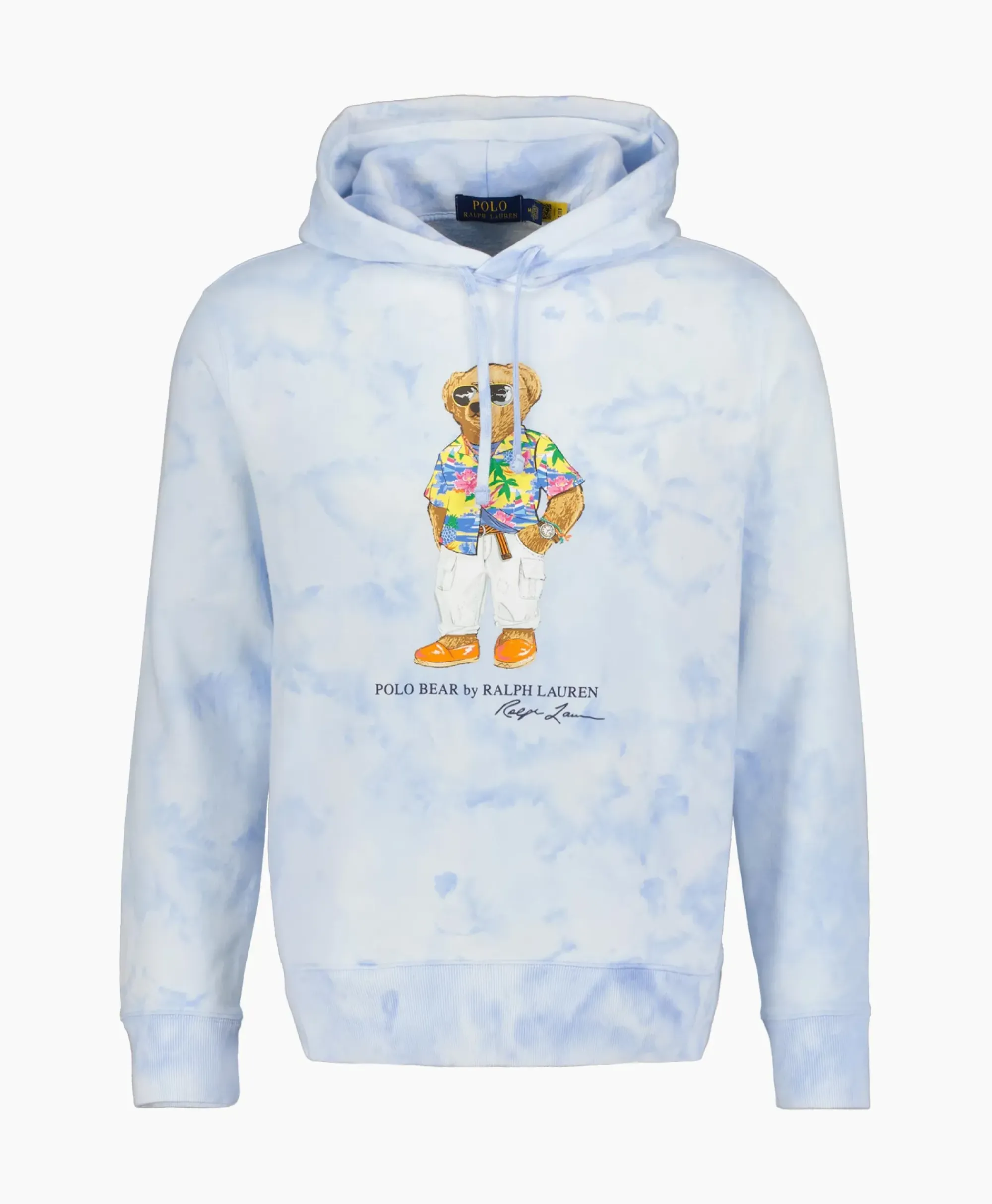 Truien^Ralph Lauren Hoodie Riviera Bear Licht Blauw