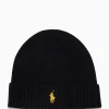 Mutsen^Ralph Lauren Muts Cold Weather Zwart Dessin