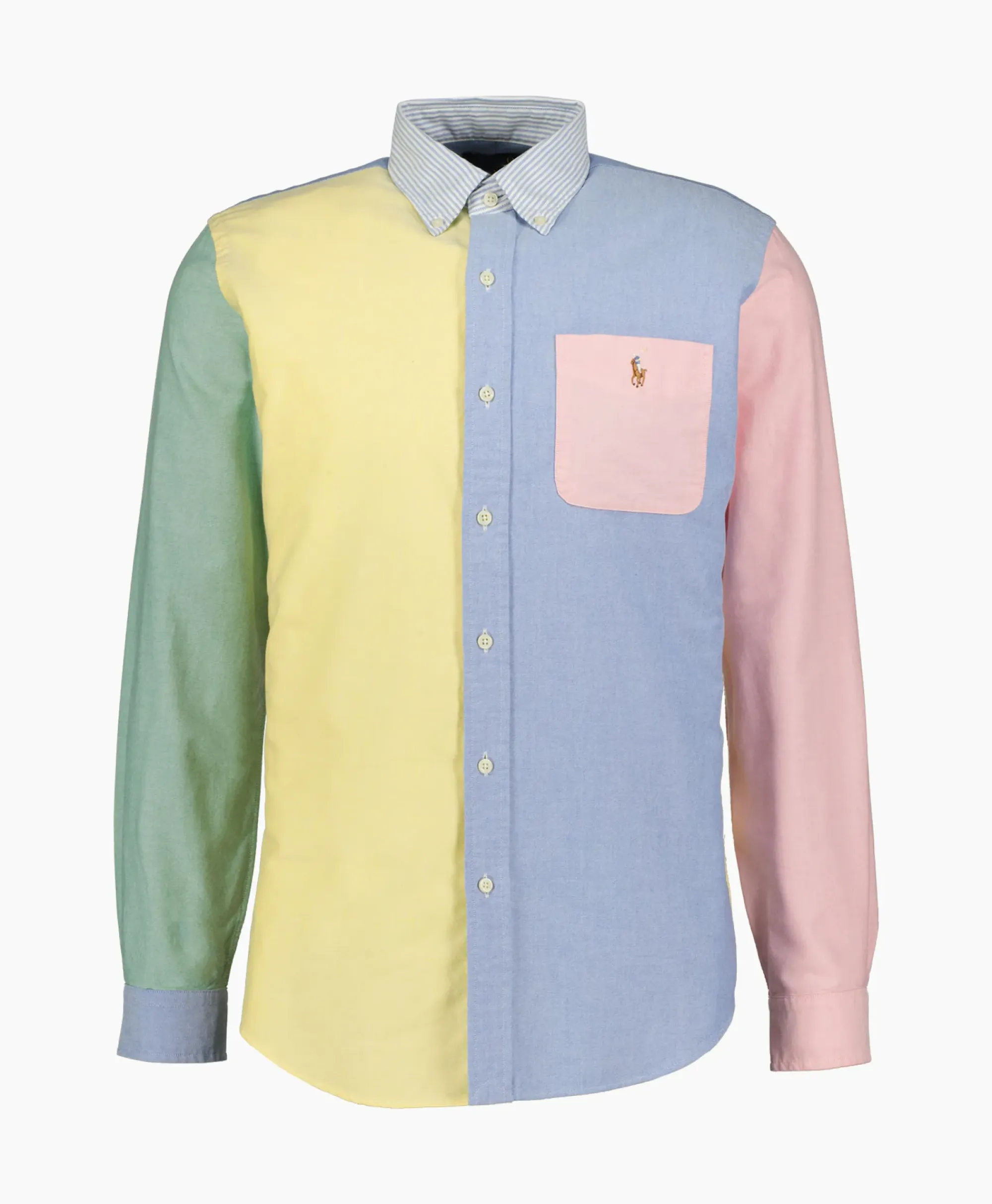 Overhemden^Ralph Lauren Overhemd Classic Oxford Fun Wit Dessin