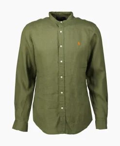 Overhemden^Ralph Lauren Overhemd Pd Linen Antraciet