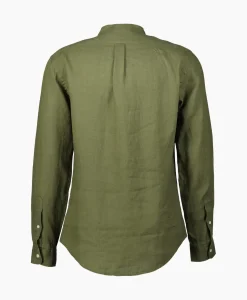 Overhemden^Ralph Lauren Overhemd Pd Linen Antraciet