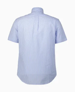 Overhemden^Ralph Lauren Overhemd Seersucker Short Sleeve Licht Blauw