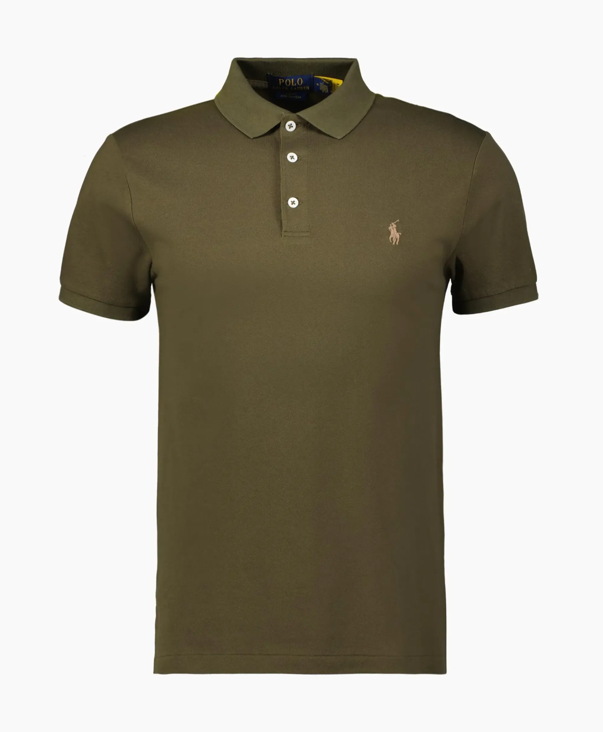 Polo's^Ralph Lauren Polo Short Sleeve Knit Olijf