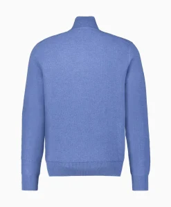 Truien^Ralph Lauren Pullover Quarterzip Cotton Blauw
