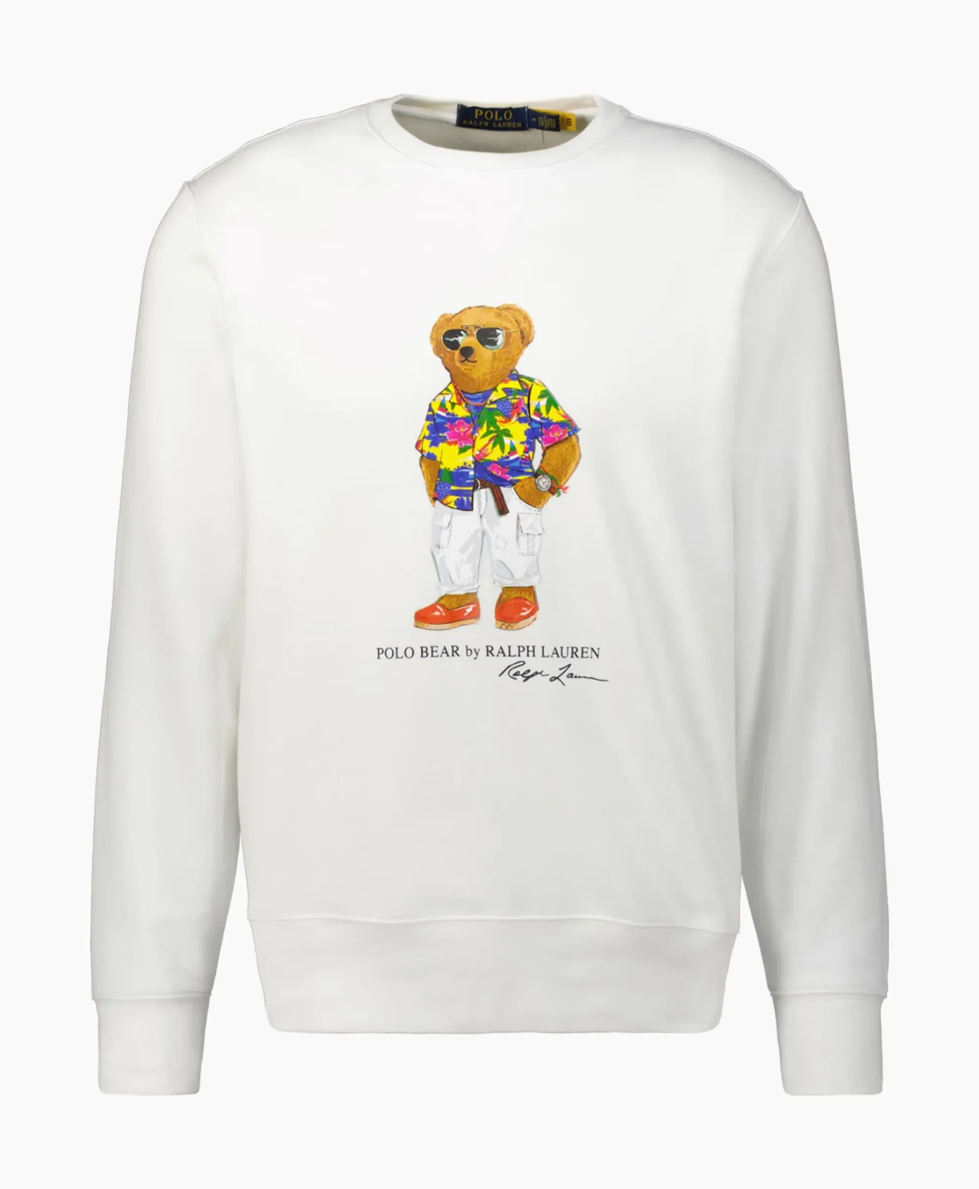 Truien^Ralph Lauren Sweater Graphic Fleece Wit