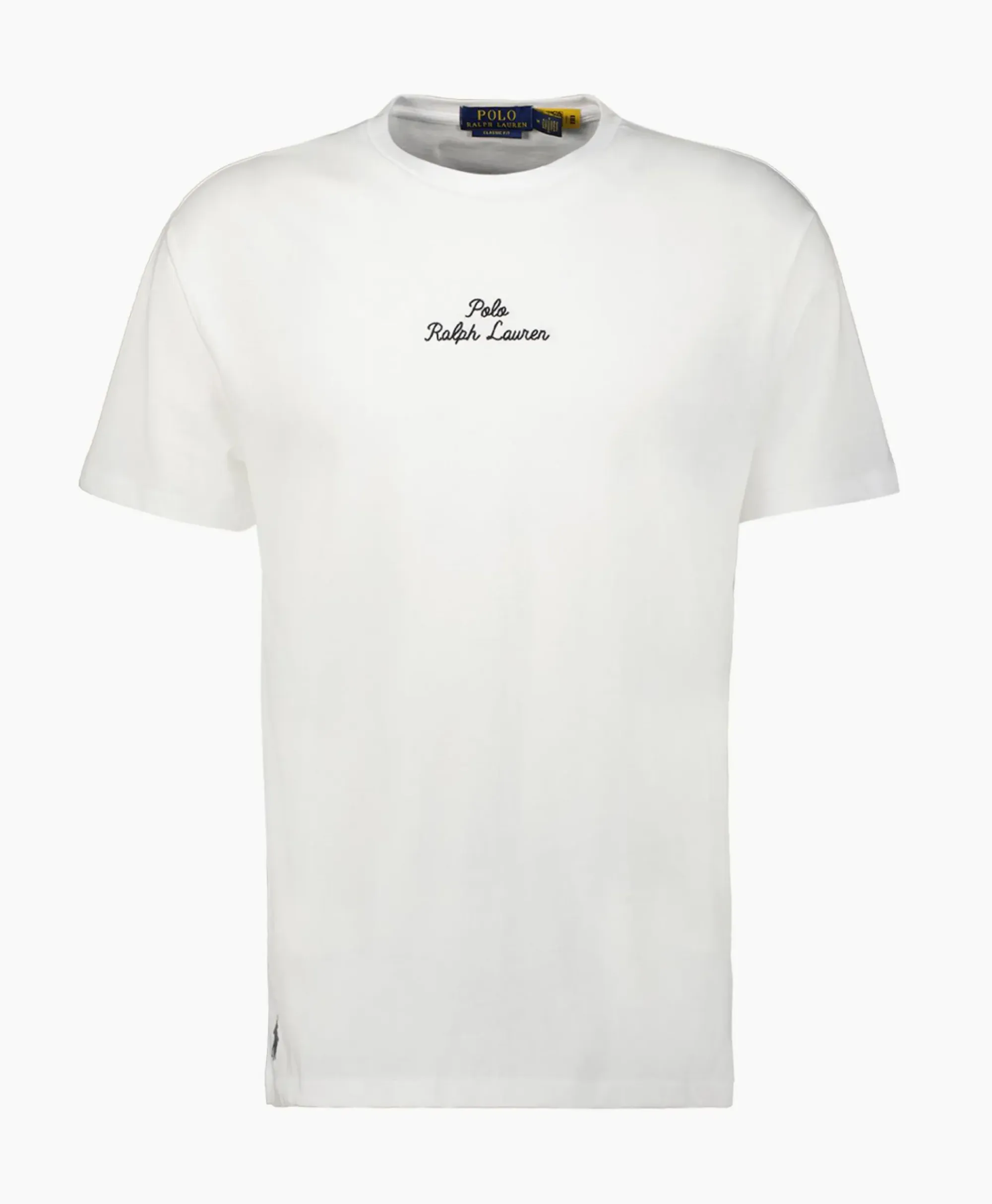 T-Shirts^Ralph Lauren T-Shirt Korte Mouw Jersey Mid Logo Wit