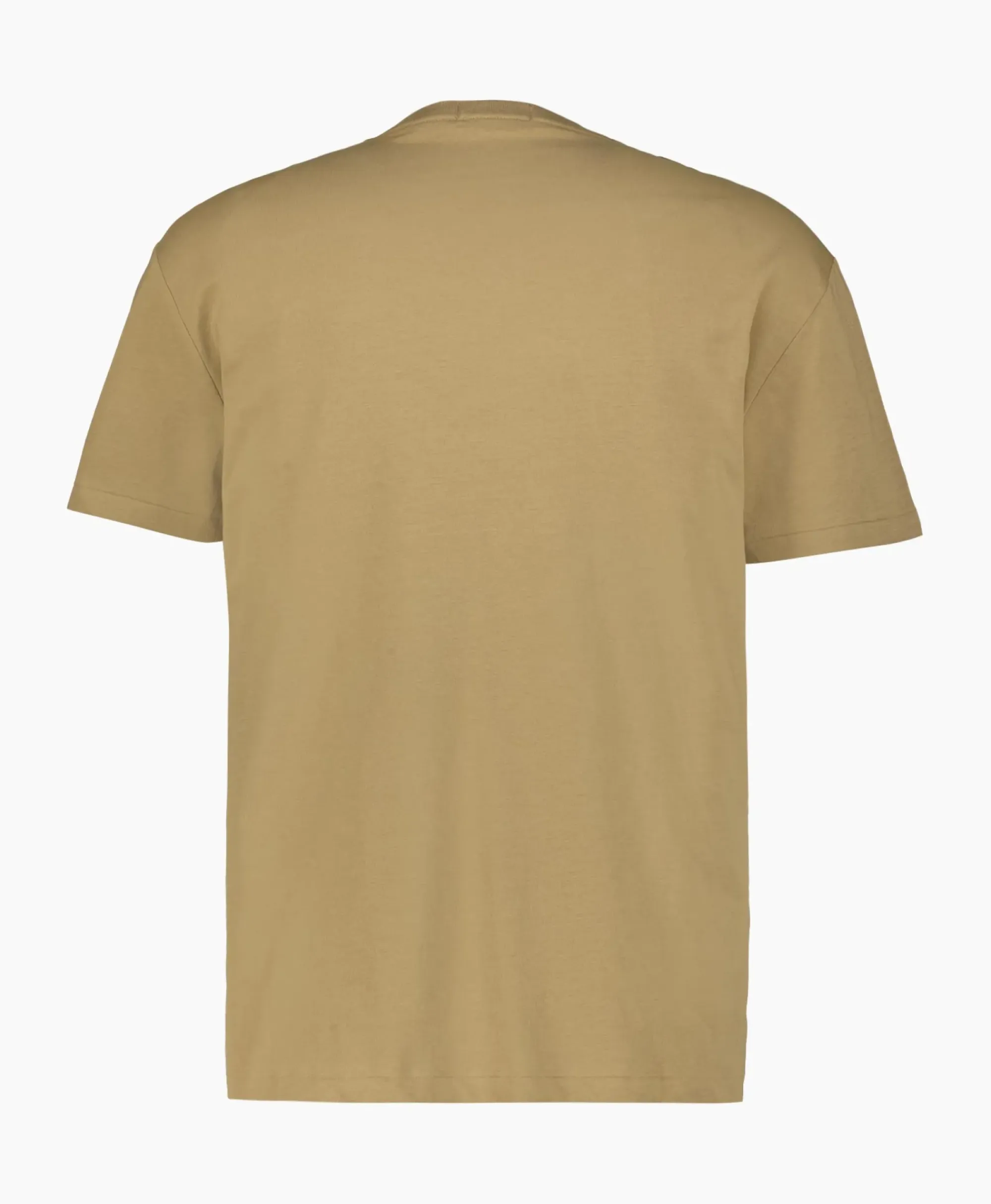 T-Shirts^Ralph Lauren T-Shirt Korte Mouw Jersey Mid Logo Zand