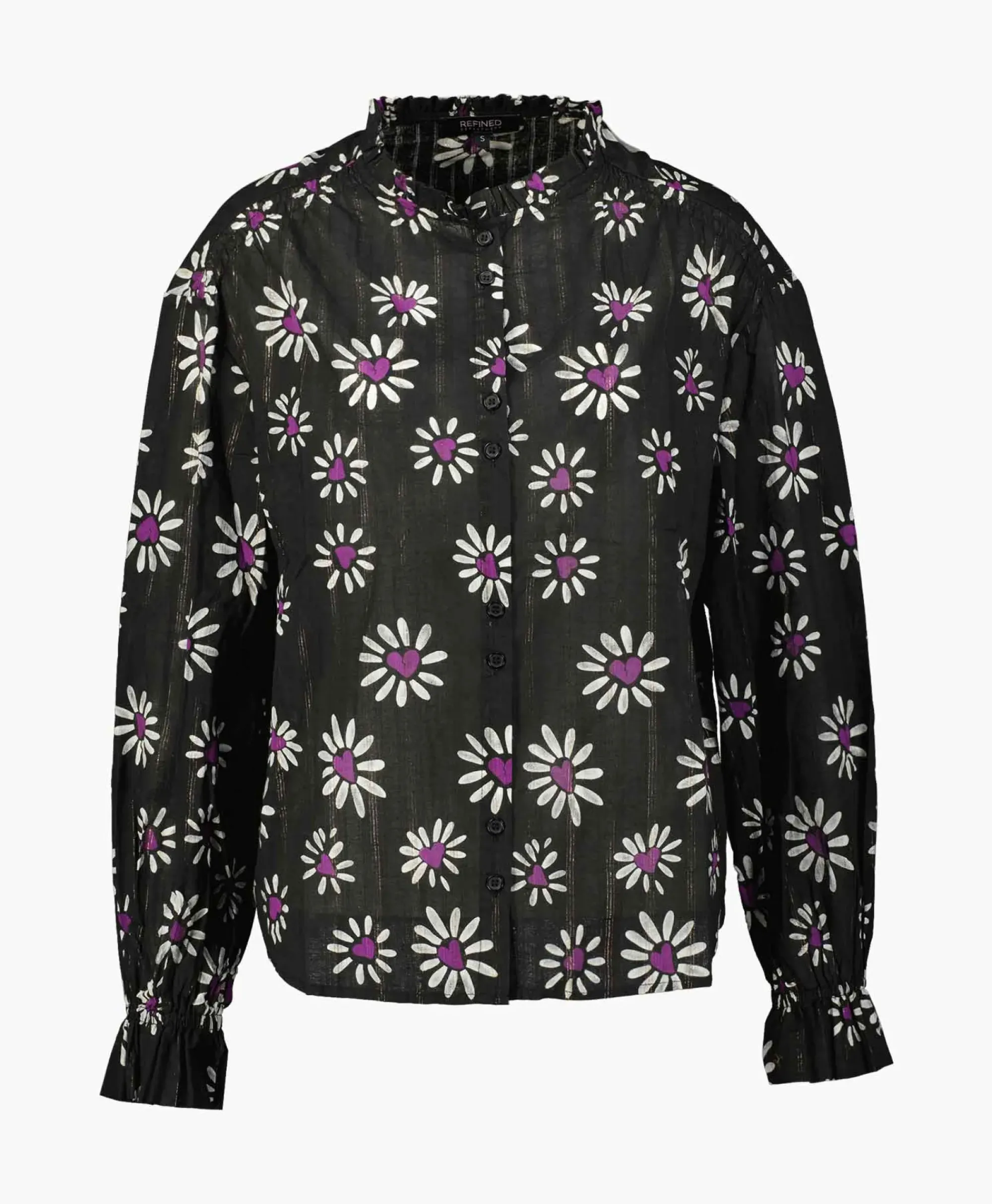Blouses^Refined Department Blouse Ace Zwart