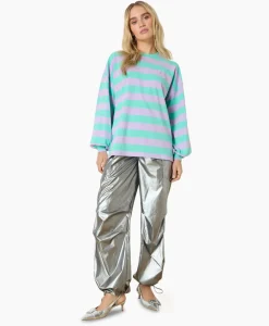 T-Shirts & Tops^Refined Department Longsleeve Cristel Blauw