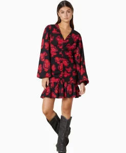 Bruiloftskleding^Refined Department Mini Jurk Sisi Rood