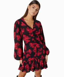 Bruiloftskleding^Refined Department Mini Jurk Sisi Rood