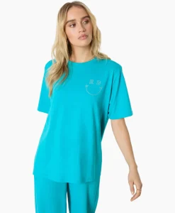 T-Shirts & Tops^Refined Department T-Shirt Korte Mouw Mexie Blauw