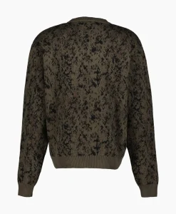 Truien^Represent Gebreide Trui Camo Groen