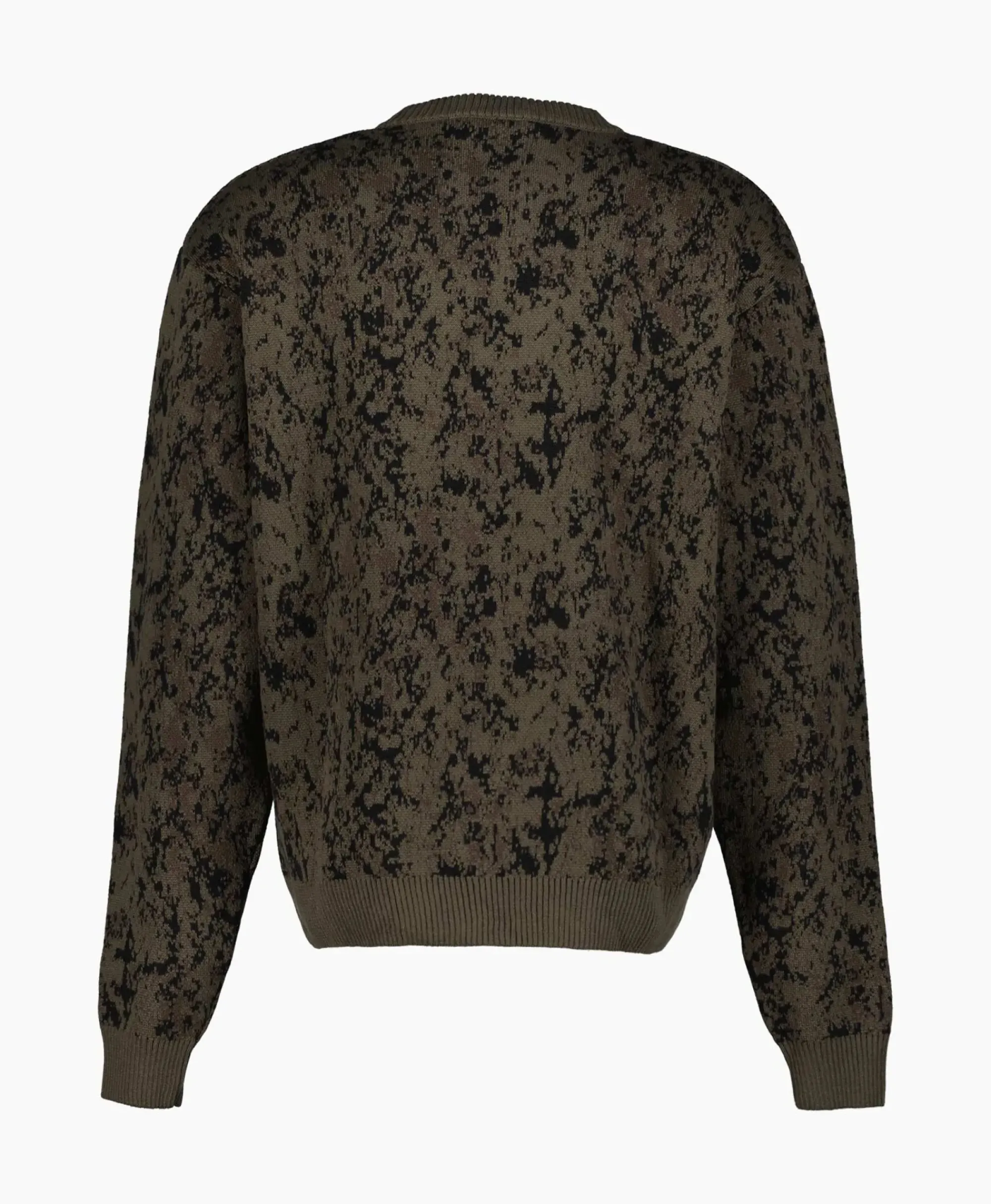 Truien^Represent Gebreide Trui Camo Groen