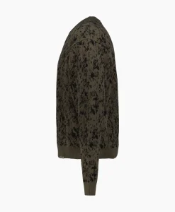 Truien^Represent Gebreide Trui Camo Groen