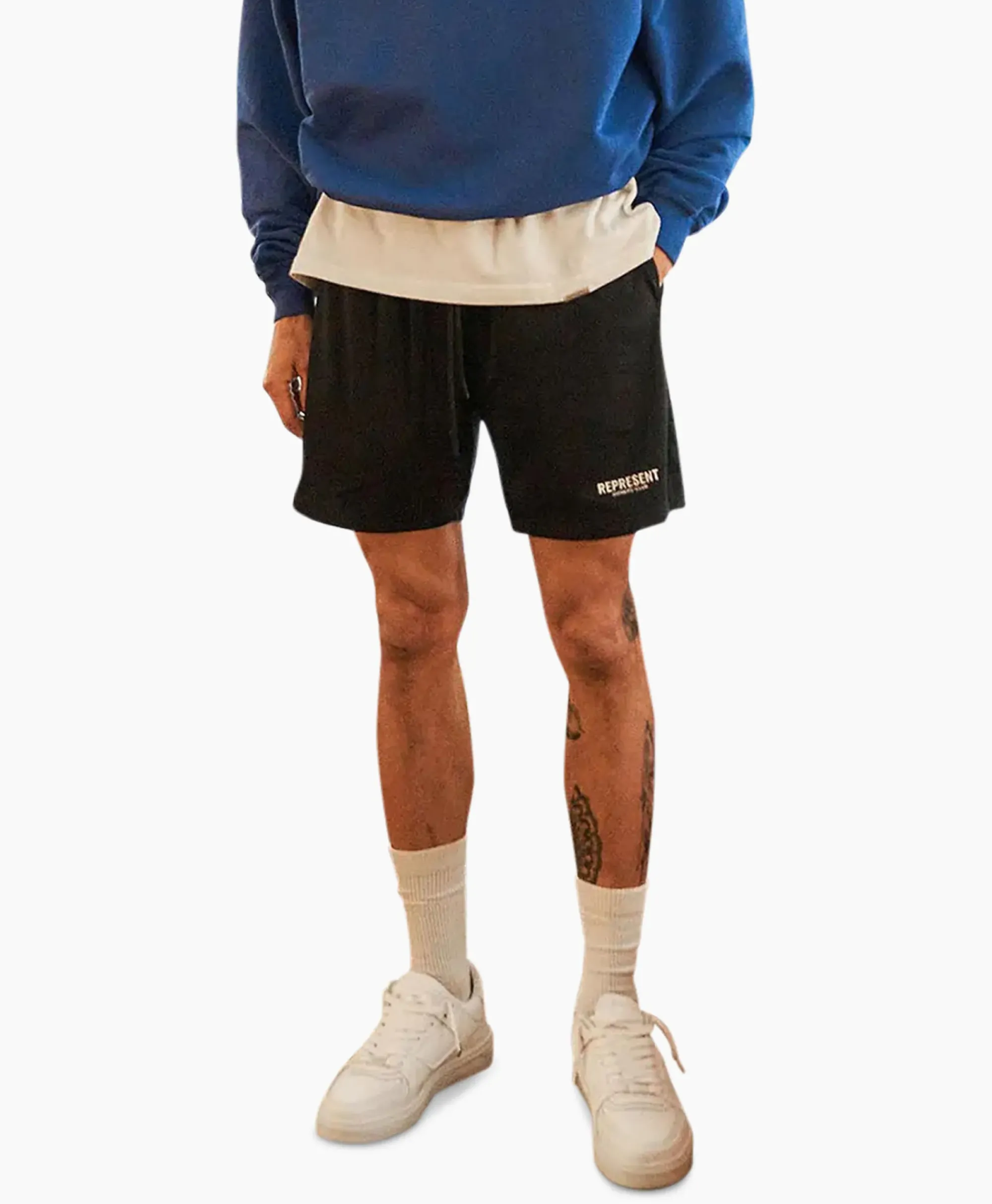 Broeken^Represent Korte Broek Owners Club Mesh Zwart