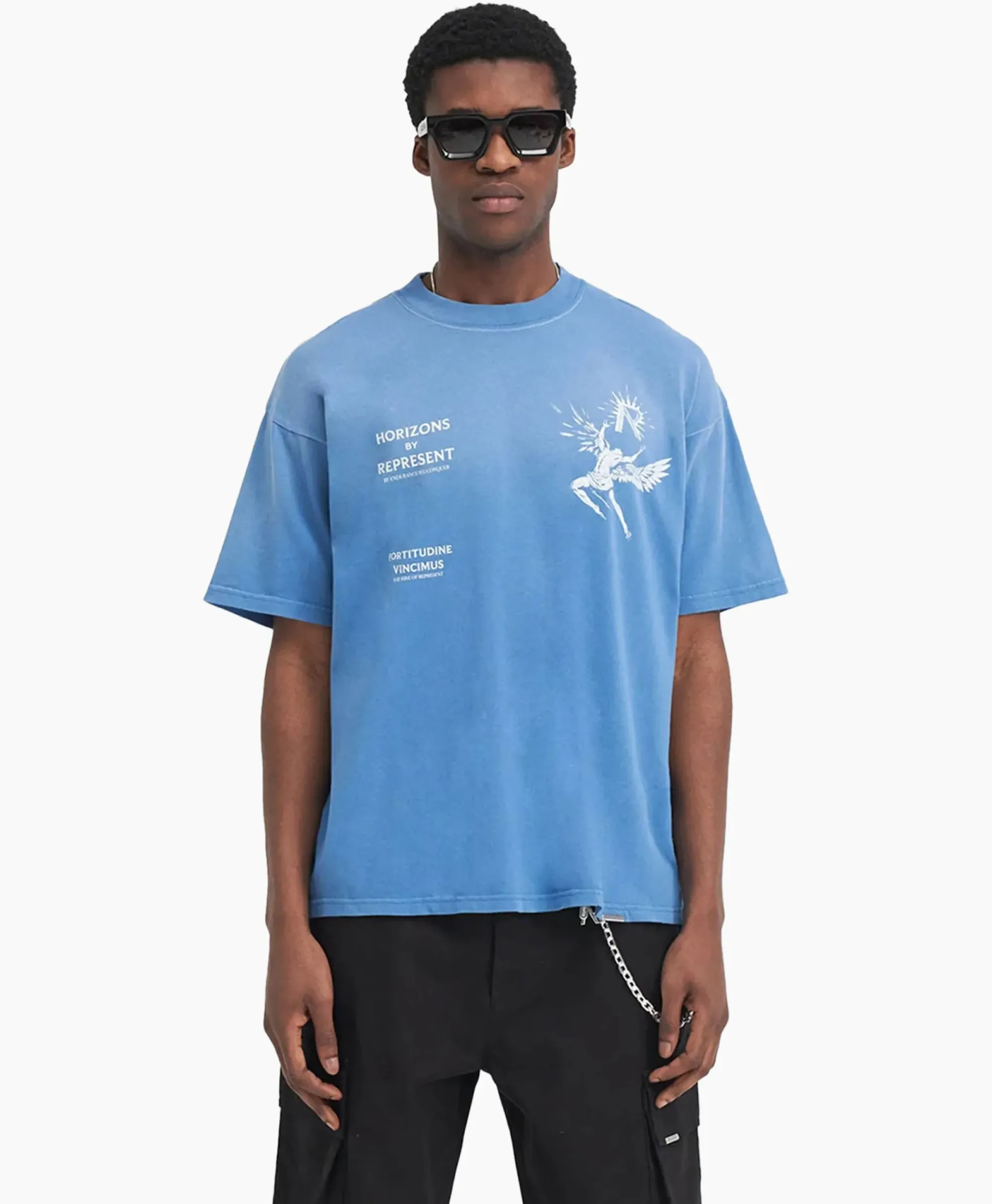 T-Shirts^Represent Top & T-Shirt Icarus Licht Blauw