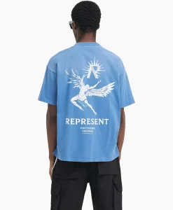 T-Shirts^Represent Top & T-Shirt Icarus Licht Blauw