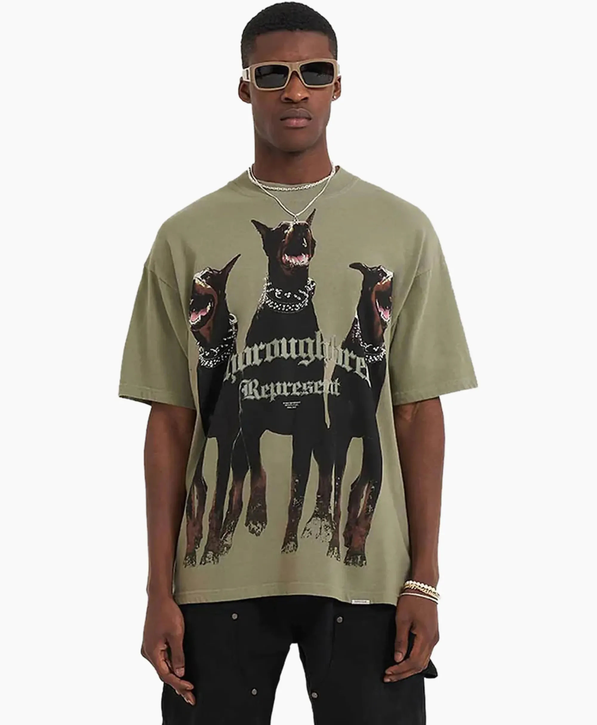 T-Shirts^Represent Top & T-Shirt Thoroughbred Groen