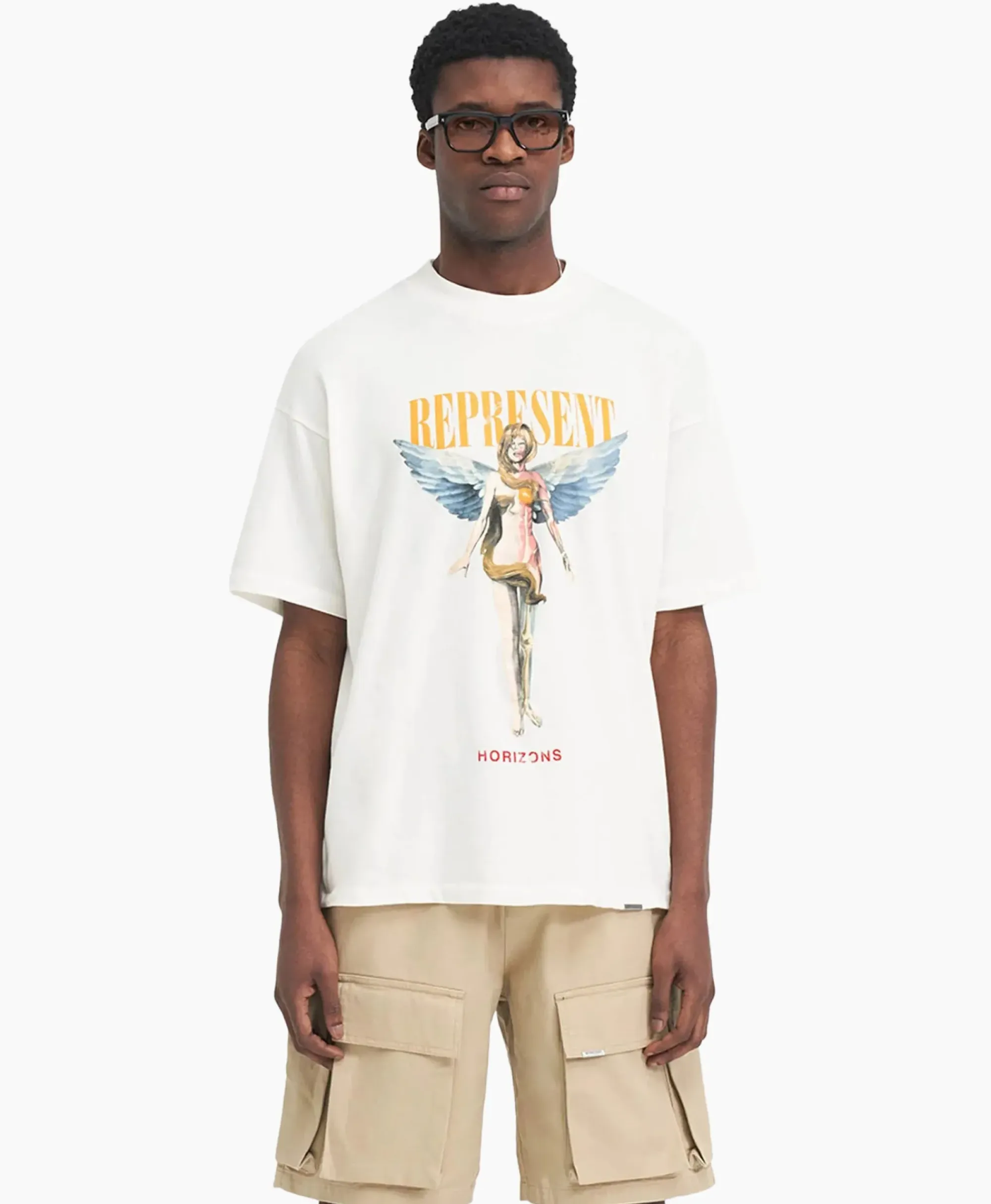T-Shirts^Represent T-Shirt Korte Mouw Rebornoff White