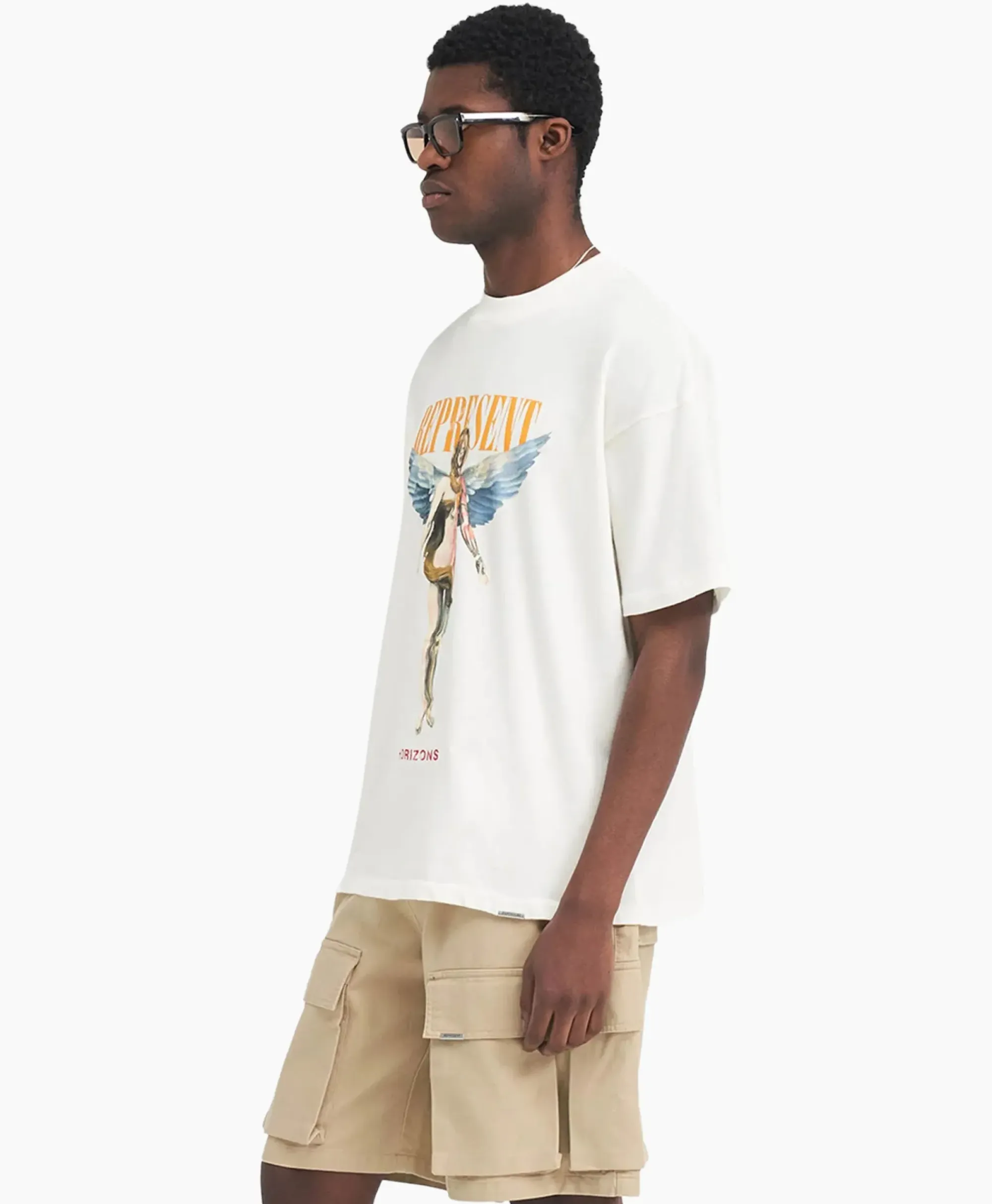 T-Shirts^Represent T-Shirt Korte Mouw Rebornoff White