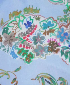 Jurken^Riani Jurk 346690-4129 Blauw Dessin