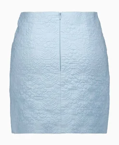 Rokken^Róhe Rohe Minirok Short Jacquard Skirt Blauw