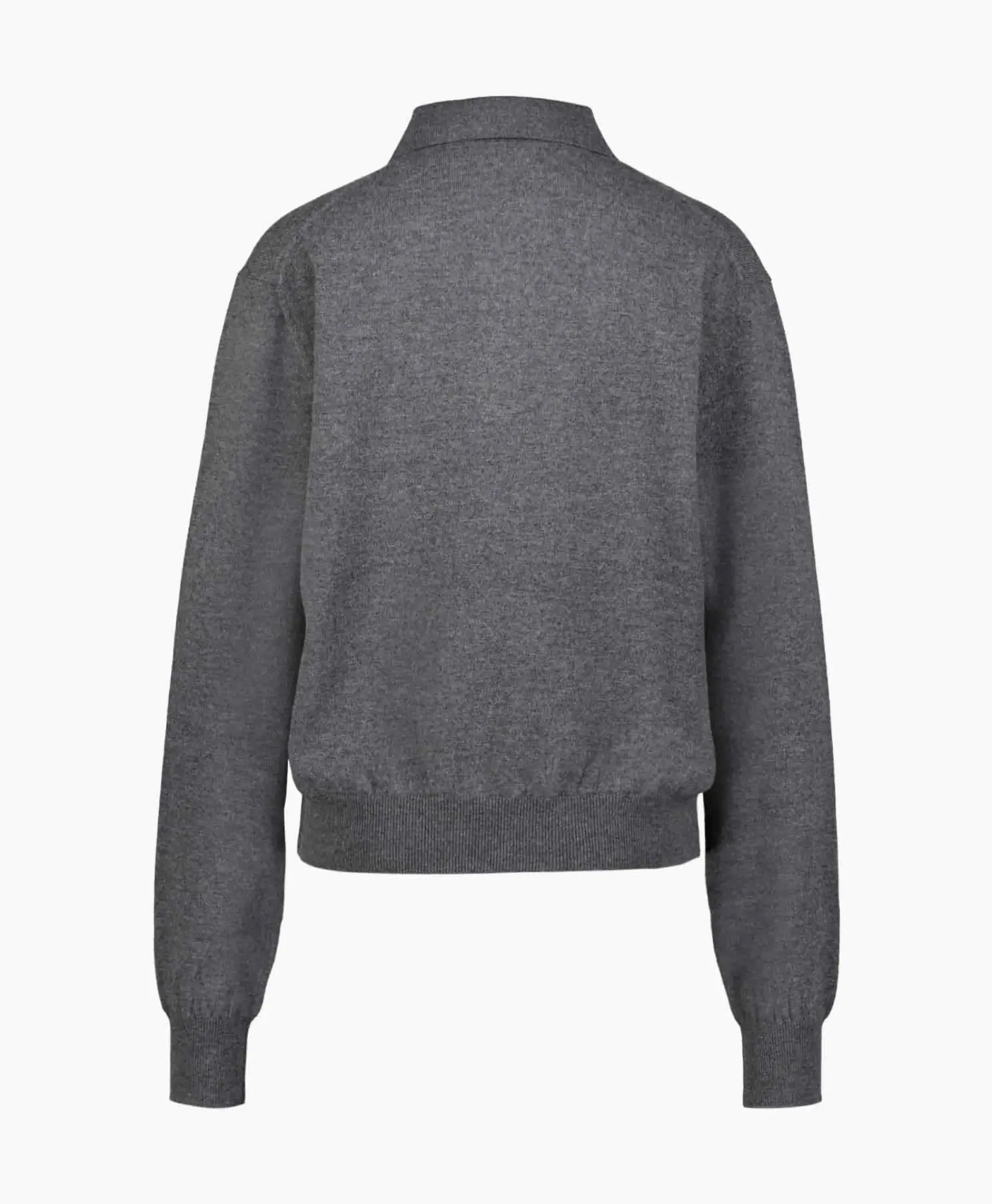 Truien^Róhe Rohe Pullover Wool Cashmere Polo Grijs