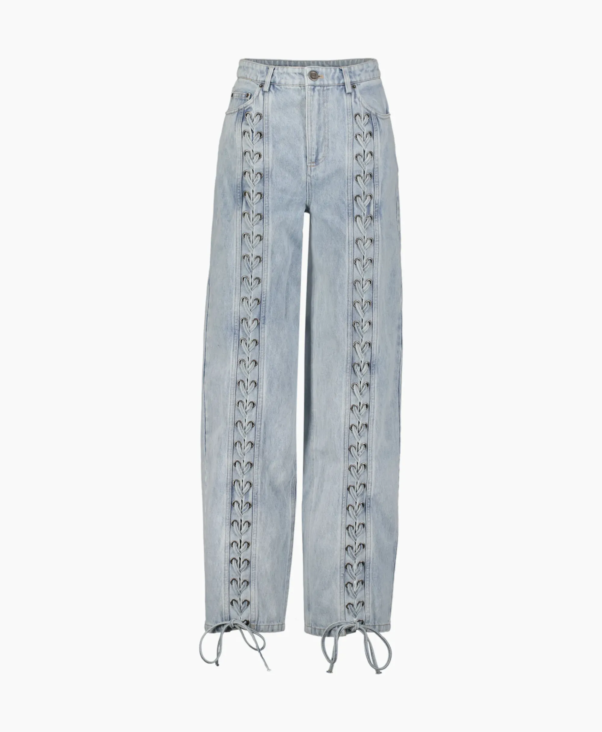 Broeken^Rotate Jeans Denim Laced Legj Blauw