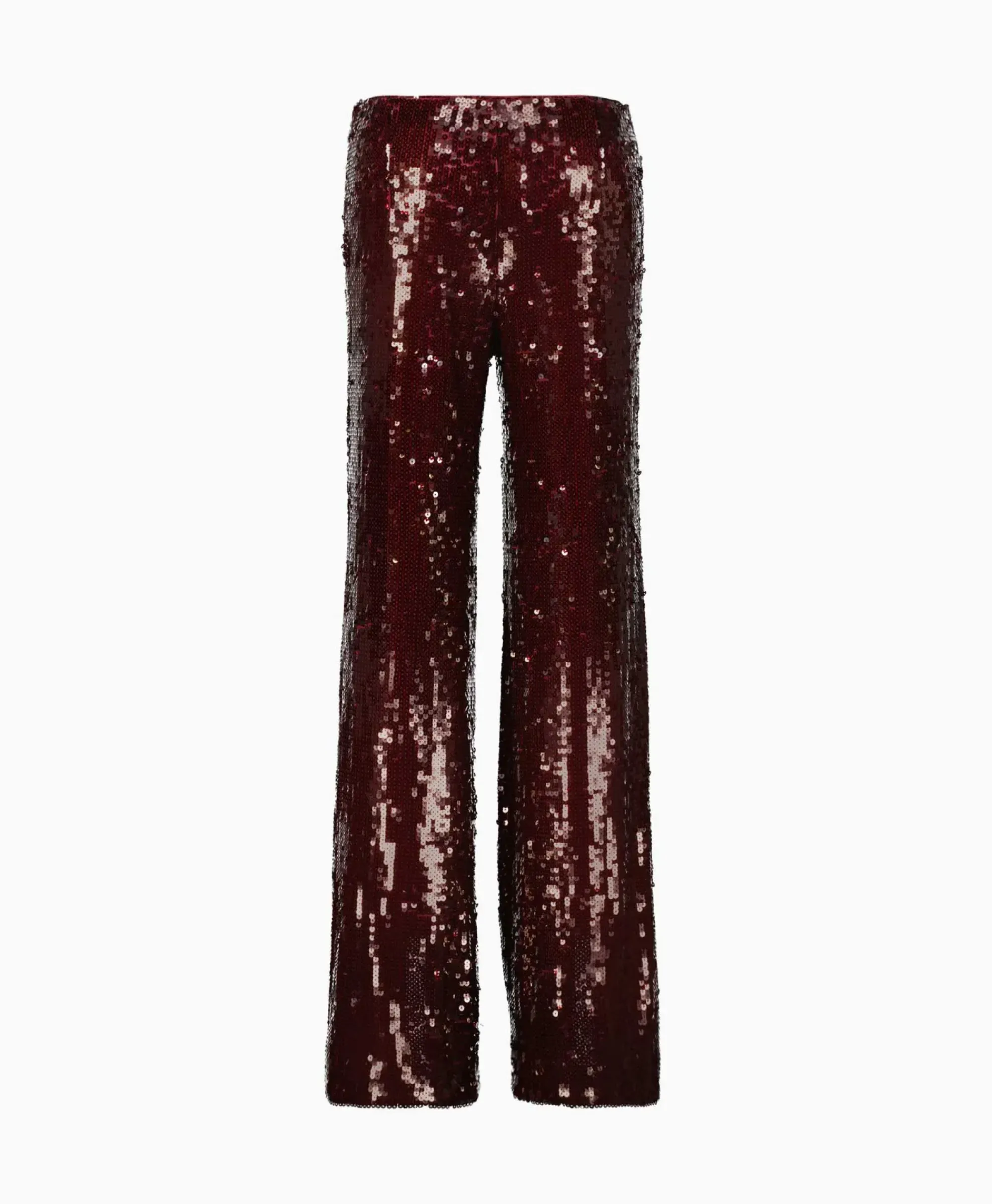 Broeken^Rotate Pantalon Sequins Low Waist Bordeaux