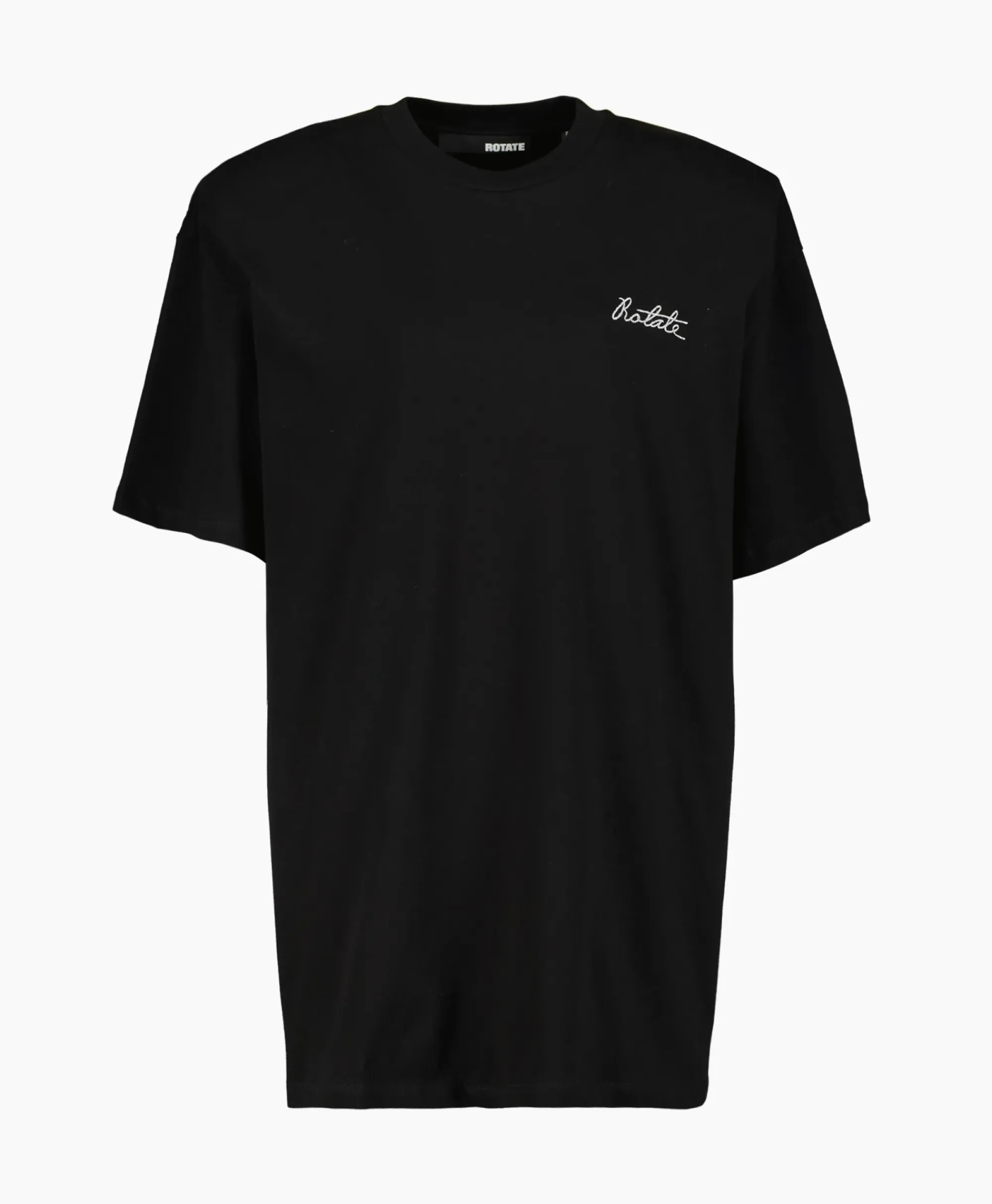 T-Shirts & Tops^Rotate T-Shirt Korte Mouw Oversized Logo Zwart