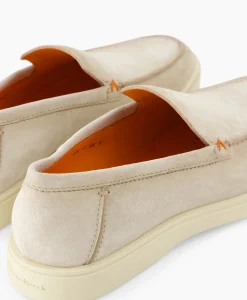 Instappers^Santoni Loafer Botanist-A-Gex Beige
