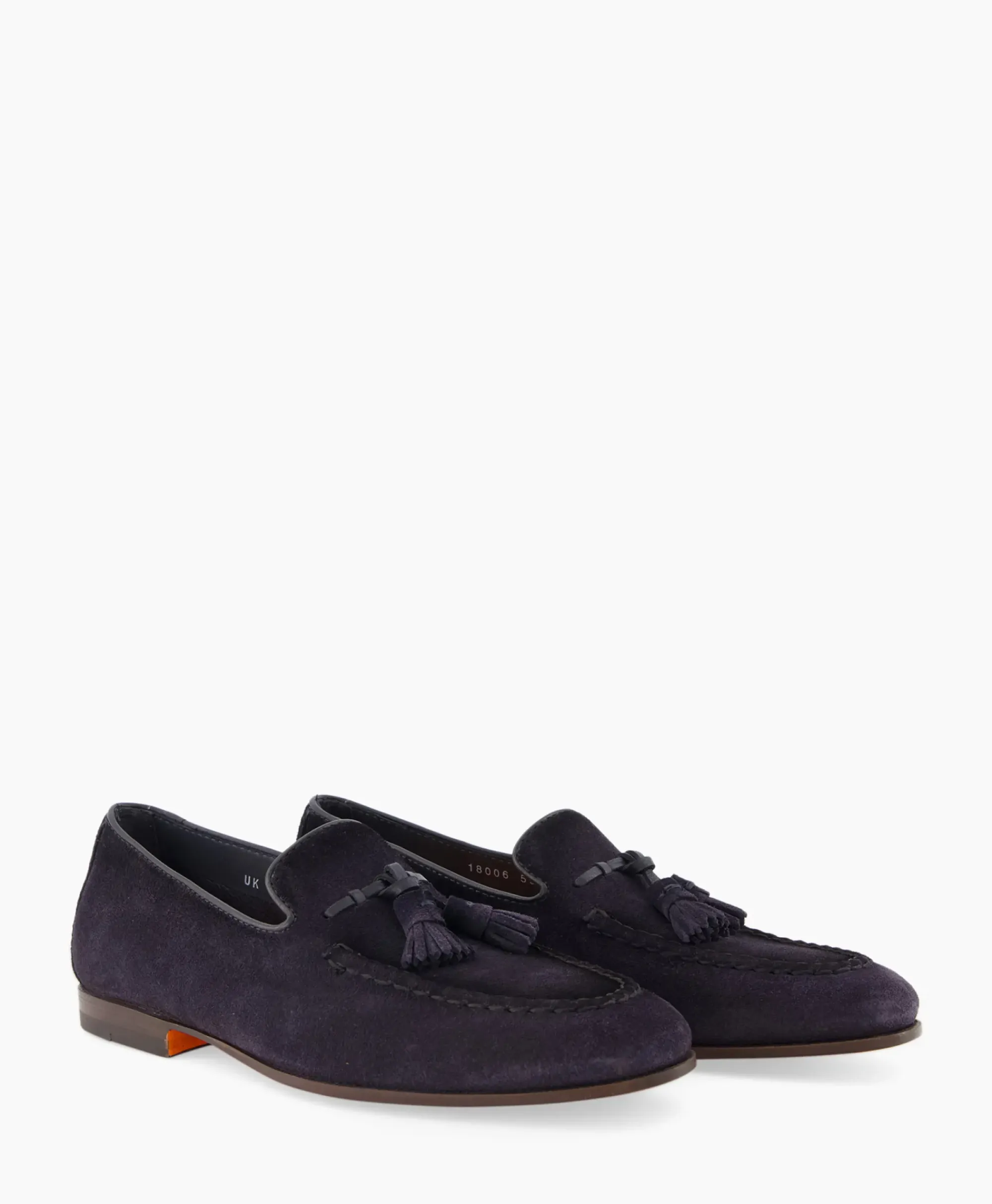 Instappers^Santoni Loafer Doodling-Rvr Donker Blauw