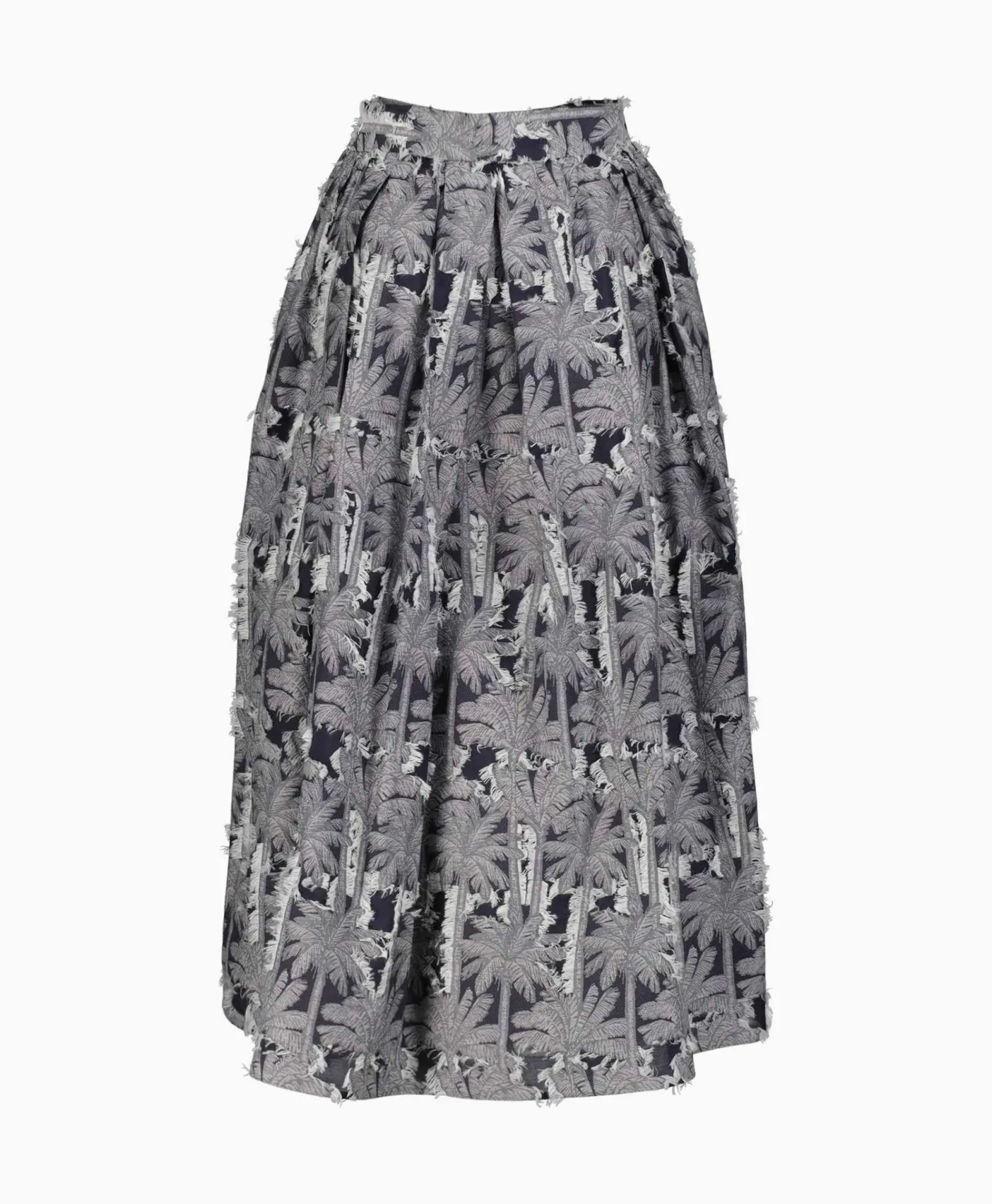 Rokken^Sara Roka Midi Rok Divonne Grijs