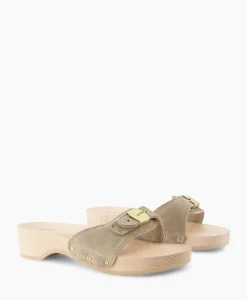 Sandalen^Scholl Iconic Sandaal Pescura Heel Beige