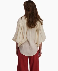 Blouses^Sea Me Happy Blouse Balloon Resort Beige