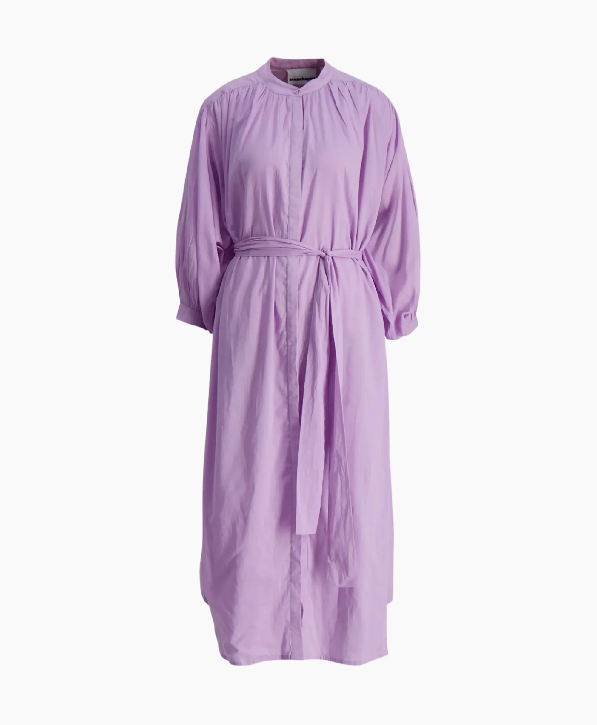 Jurken^Sea Me Happy Maxi Jurk Balloon Long Double Layered Lila