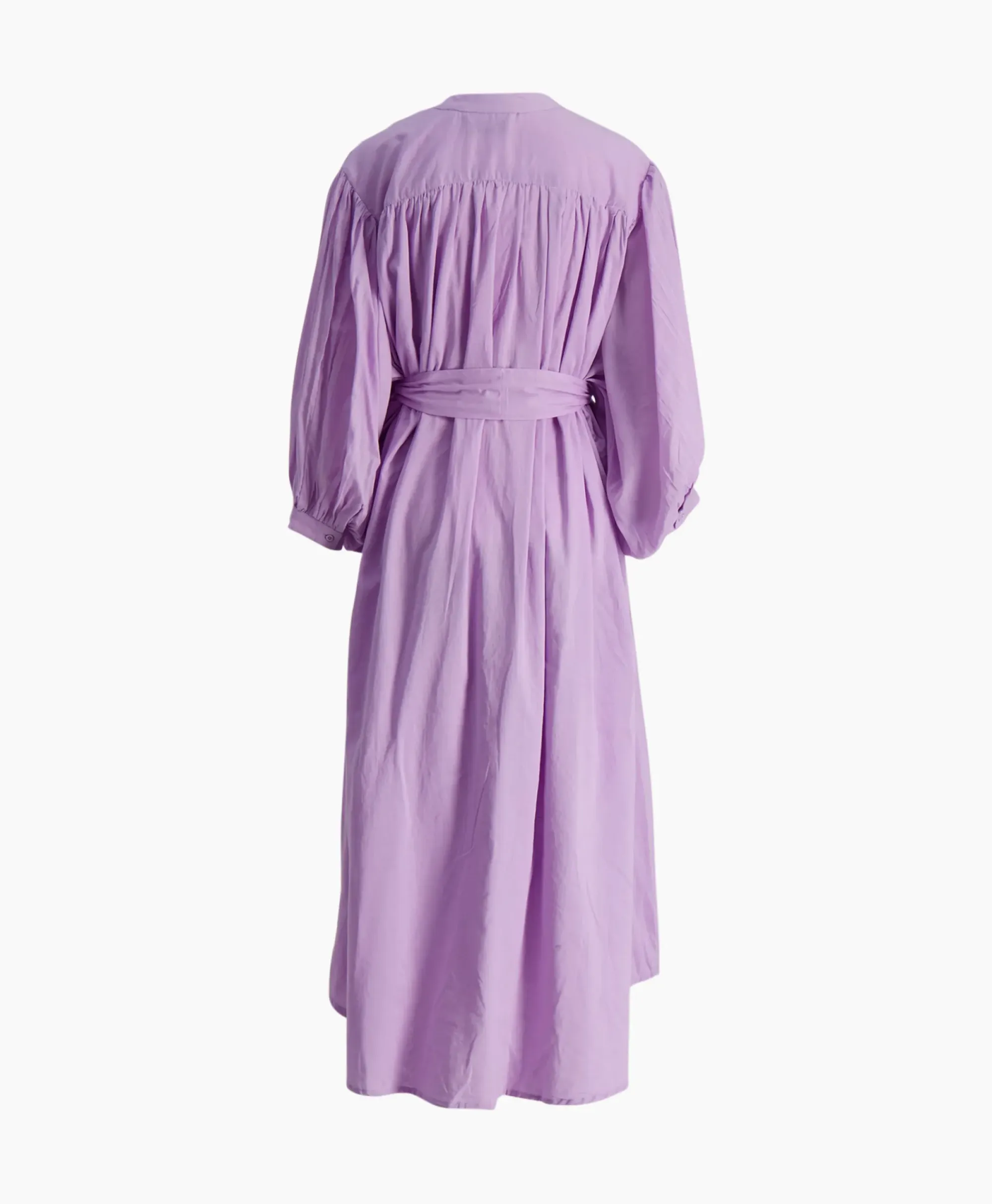 Jurken^Sea Me Happy Maxi Jurk Balloon Long Double Layered Lila