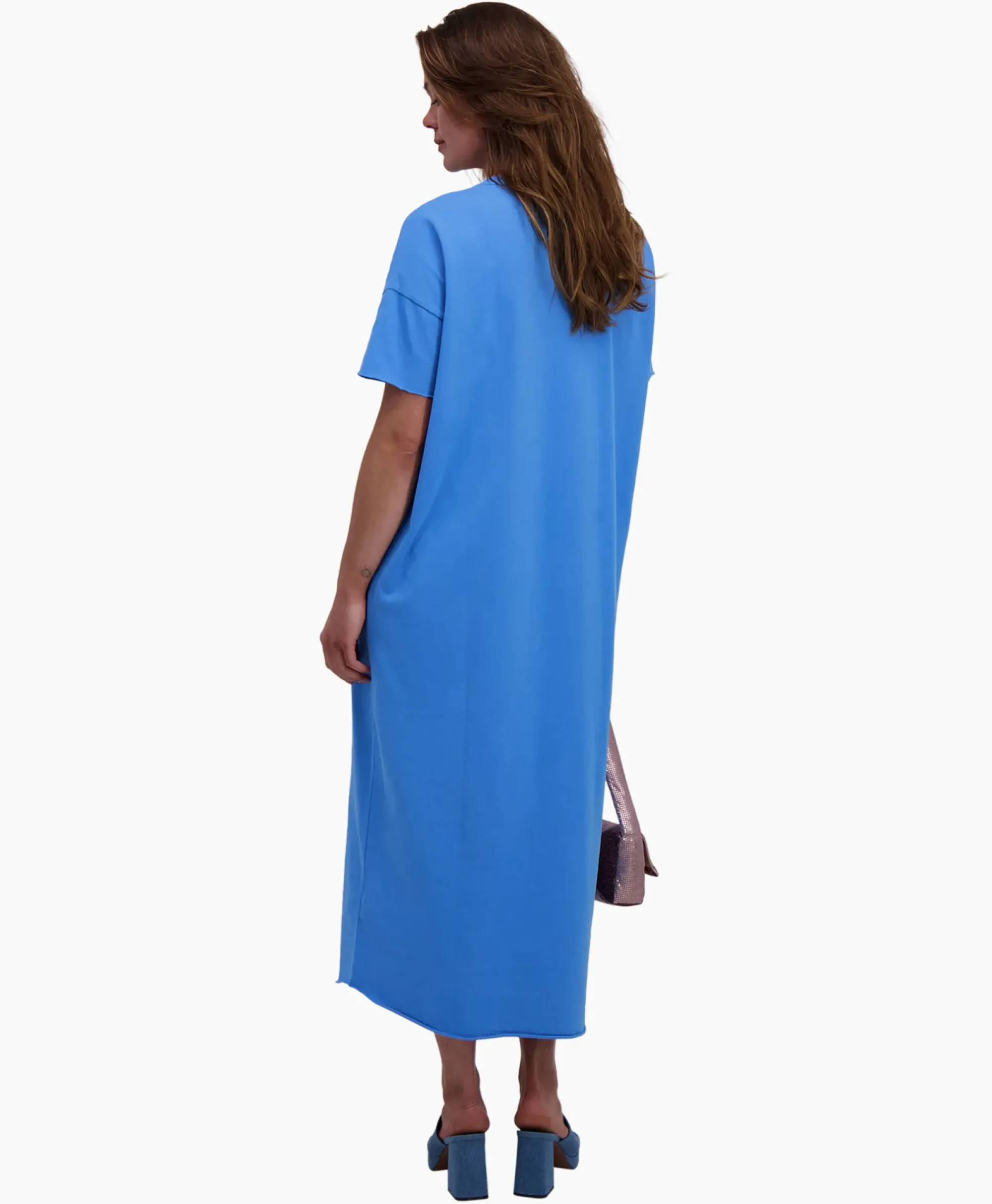 Jurken^Sea Me Happy Maxi Jurk Gigi Blauw