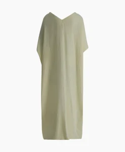 Jurken^Sea Me Happy Maxi Jurk Monoi Bamboo Licht Geel