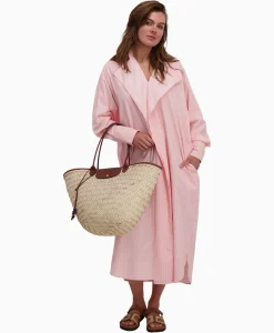 Jurken^Sea Me Happy Maxi Jurk Penelope Woven Striped Rose
