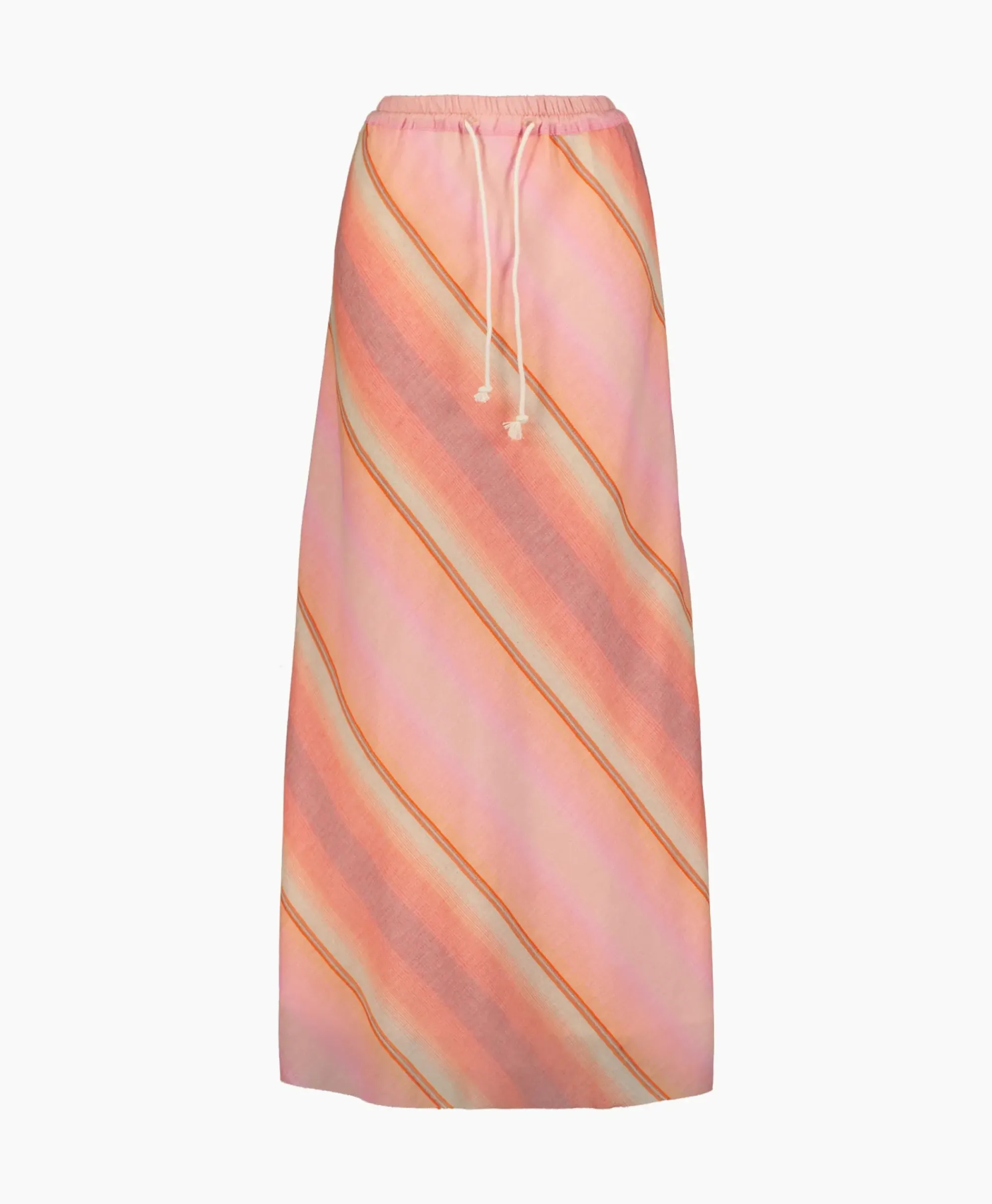 Rokken^Sea Me Happy Maxi Rok Praia Multicolor Oranje