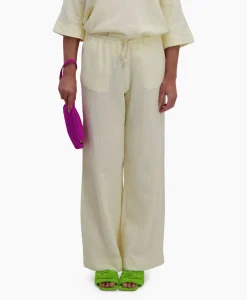 Broeken^Sea Me Happy Pantalon Riley Bamboo Licht Geel