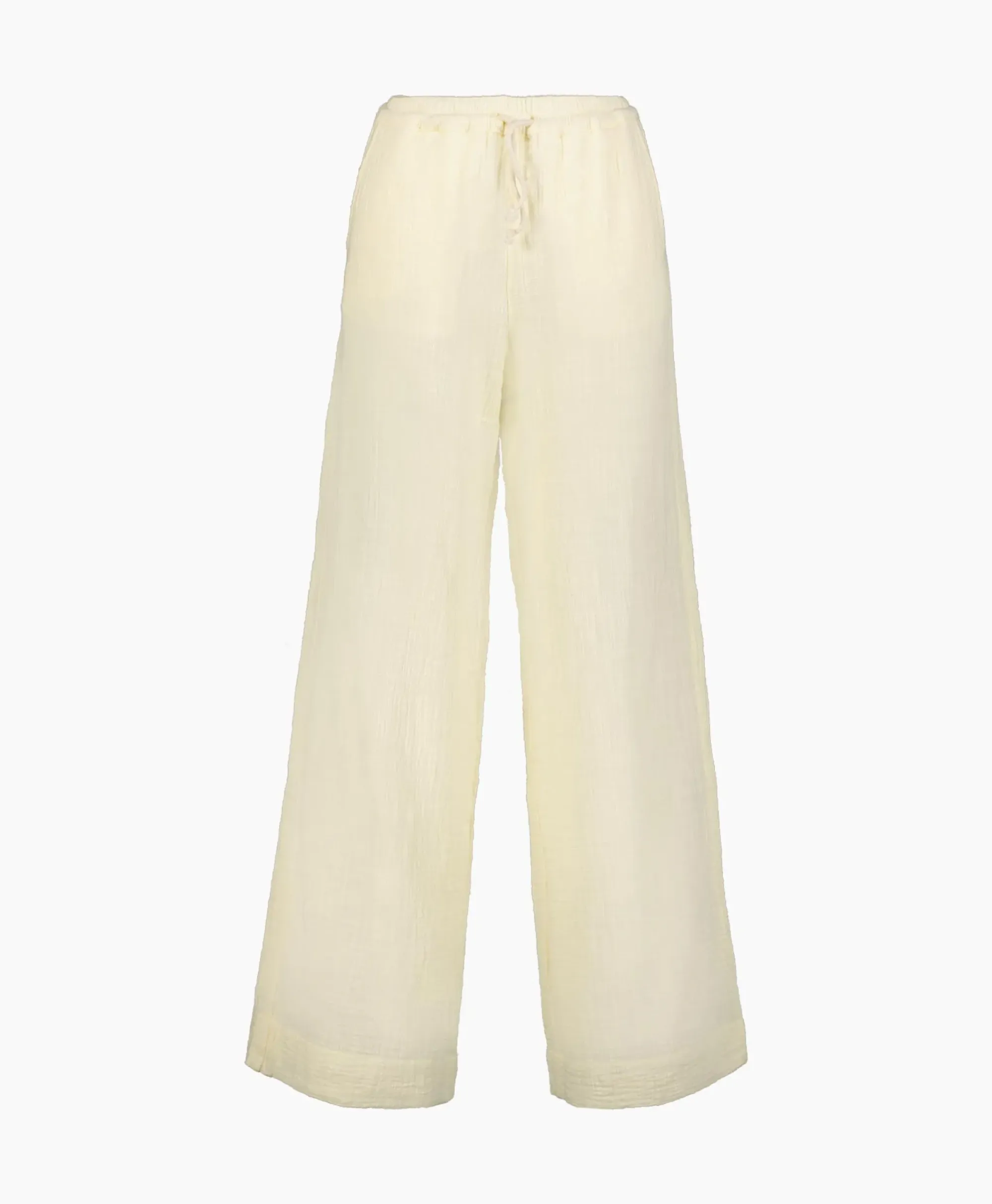 Broeken^Sea Me Happy Pantalon Riley Bamboo Licht Geel
