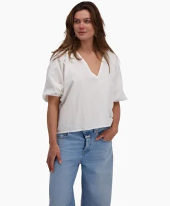 T-Shirts & Tops^Sea Me Happy Top Hapiti Six Senses Off White
