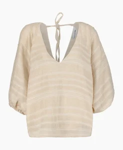 T-Shirts & Tops^Sea Me Happy Top Hapiti Six Senses Beige